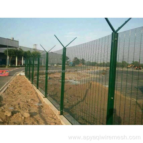 358 anti-climb galvanized security welded mesh fence